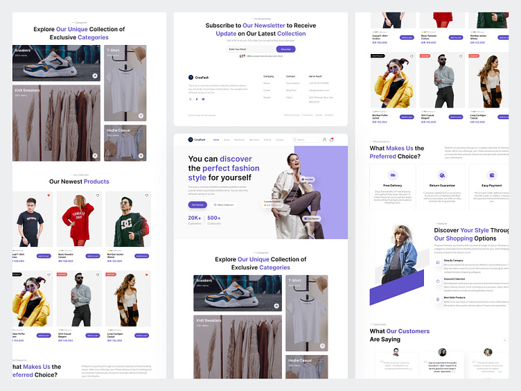 Fashion E-Commerce Website by Virgiawan Listanto for Designcrea Studio ...