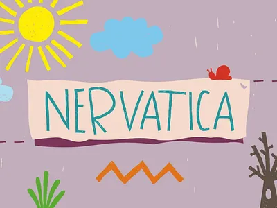 Nervatica Font Family app branding design font graphic design illustration logo ui ux vector
