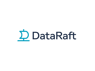 DataRaft – Logo Design boat brandforma branding d data design graphic design letter d logo mark raft saas sign transport water wind