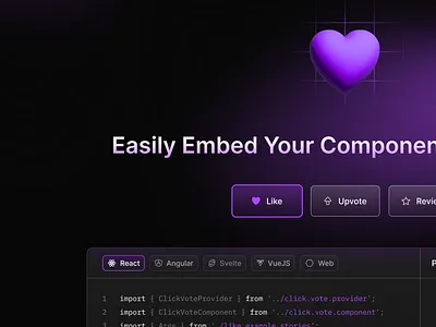 ⚫️ 💜 Dark & Purple dark dark mode landing page purple superfine ui web