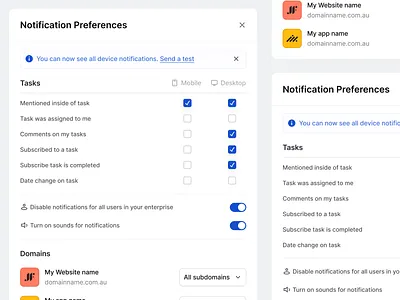 Stratis UI - Modals clean components configure design details interface manage minimal modal notification overlay popup preferences saas settings ui ui design ux ux design