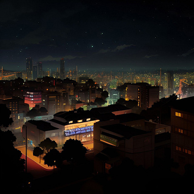 Night City illustration