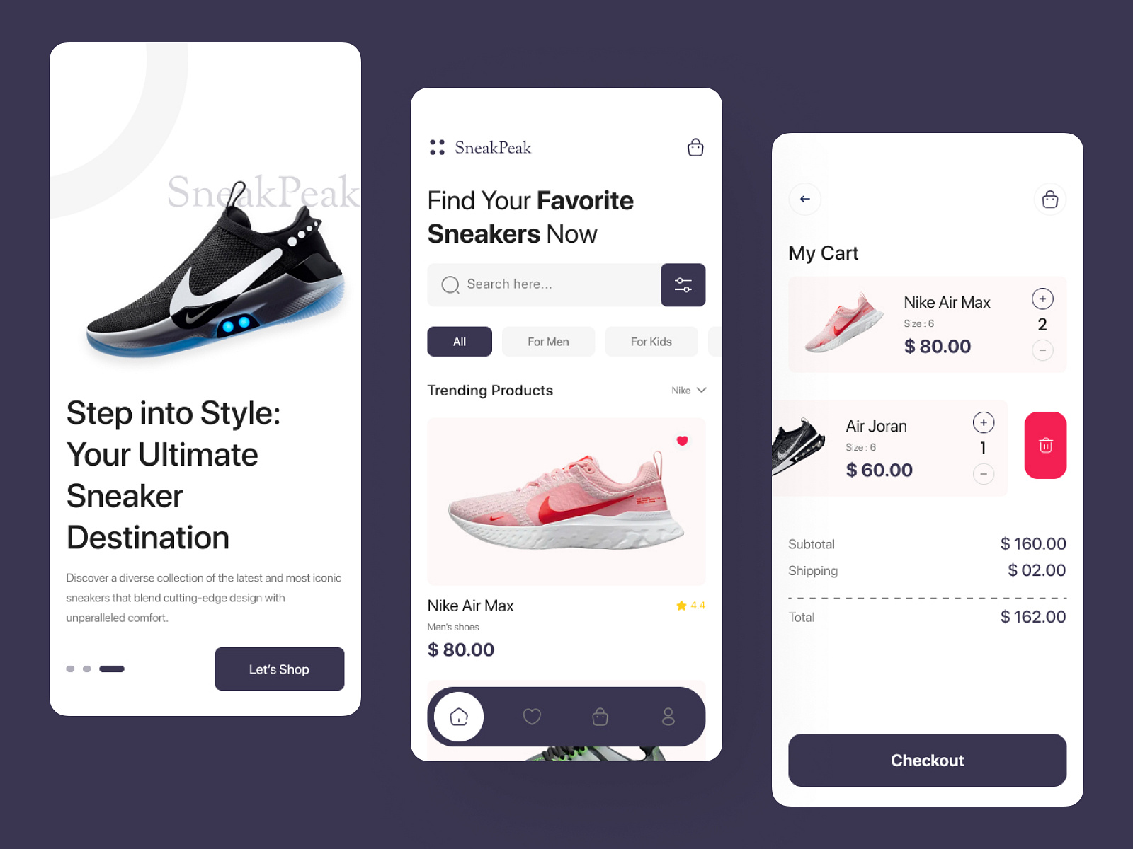 Sneakers App by RaKib 🔥 on Dribbble