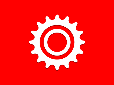 2023 Retrographic Red Rebrand bicycle bike brand branding cassette chainring cog crimson cycle freewheel gear graphic design icon illustration rebrand red retrographic sprocket ui youtube