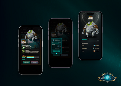 Anazir - Mobile Game tower defense app game mobile game product design ui