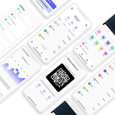 Crypto Wallet Mobile App blockchain crypto cryptocurrency dashboard design ui webapp