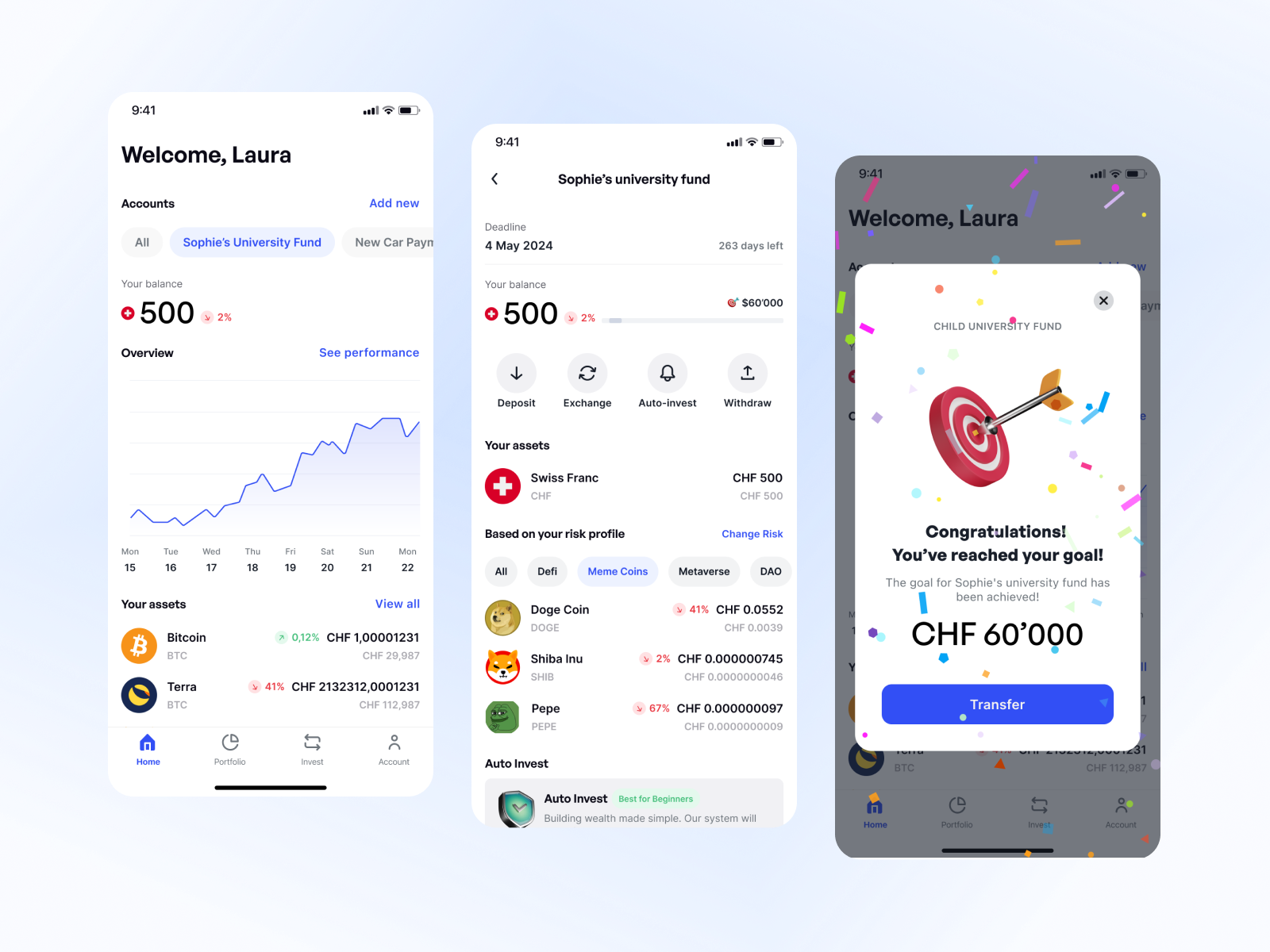 Crypto Mobile App by Rita on Dribbble