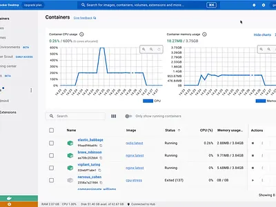 Docker Desktop features in development beta checkbox control desktop desktop app dev dev tools developer tools docker experimental feature settings tabs