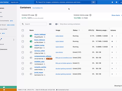 Docker Desktop Quick Search V2 accessibility accessible algorithm container desktop desktop app dev dev tool developer developer tools docker filter keyboard navigation search sort