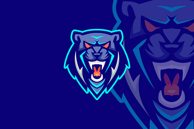 Panther Mascot Logo animal branding business design esport logo esport team game gamer gaming graphic design illustration logo panther logo panther mascot vector