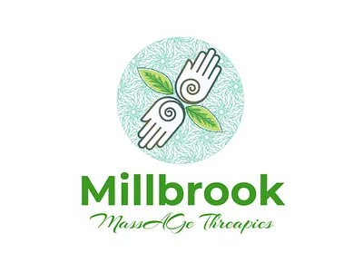 Millbrook Massage Therapies brand identity branding design graphic design illustration logo logodesign
