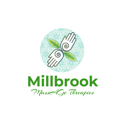 Millbrook Massage Therapies brand identity branding design graphic design illustration logo logodesign