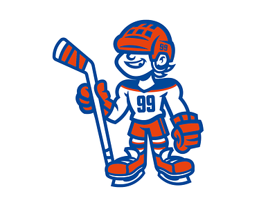 Gretzky Hockey School - Mascot brandhero branding character characterdesign design graphic design hockey icehockey logo mascot mascotdesign mascotdesigner mascotlogo sport sports vector