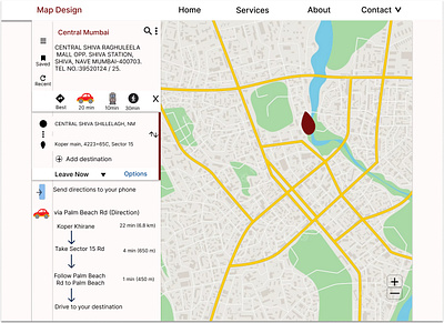 #DailyUI, #Day 29, Map Design UI map design ui