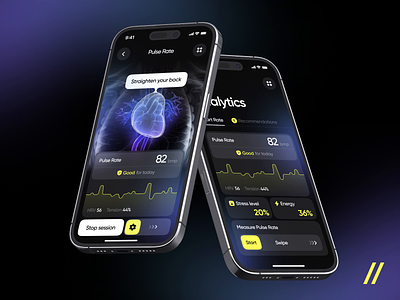 Healthcare Mobile iOS App analytics android animation app app design dashboard design health healthcare ios mobile mobile app mobile ui motion online ui ux