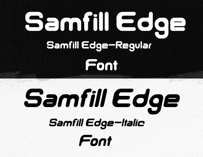 Samfill Edge Font bold bold samfill edge typography book covers branding business cards craftsmanship creative typography designers fonts digital art display fonts legibility magazine layouts minimalist typeface modern modern samfill edge font packaging design print materials stylish typeface collection unique lettering style