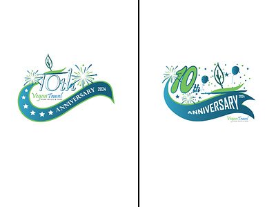 Logo Design (10th anniversary) branding design graphic design logo typography vector
