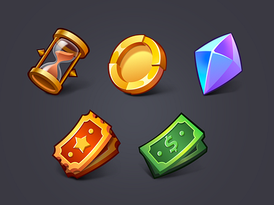 Currency icons currencyicons figma game gameicons gameui icons ui