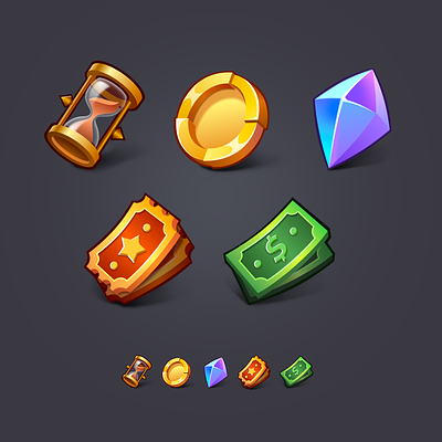 Currency icons currencyicons figma game gameicons gameui icons ui