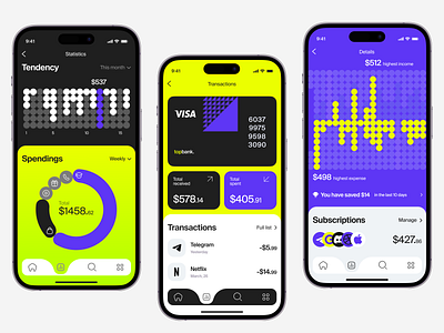 Finance - Mobile App Concept app branding concept design finance illustration mobile modern ui ux