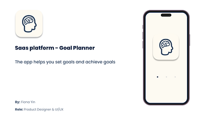 Saas Platform - Goal Planner app design b2b b2c brand identity design marketing design saas platform ui ux