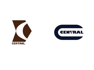 Logo Design (CENTRAL) branding design graphic design illustration logo typography vector
