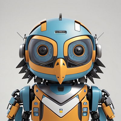 Aero 3d character characters cute robot