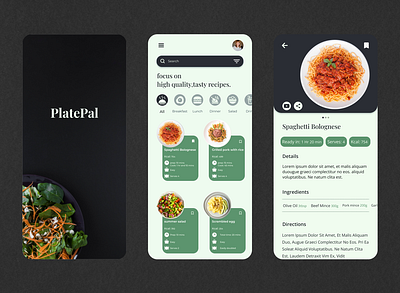 Food Recipe App foodapp recipeapp ui uidesign