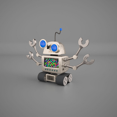 3d robot 3d animation cinema4d graphic design