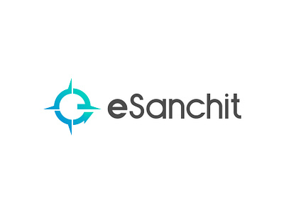 Logo design: eSanchit cargo creative e logo logo design logotype minimal minimalist modern workmark