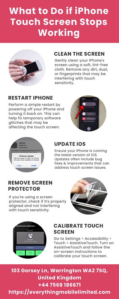 What to Do if iPhone Touch Screen Stops Working? iphone repair service iphone touch screen repair