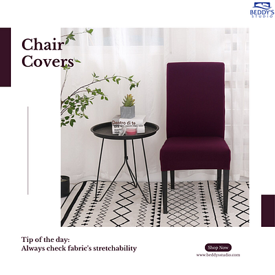 Beddy's studio: Chair Covers Post branding facebook graphic design instagram social media design