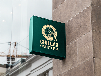 Chillax Cafeteria - Logo branding cafeteria design graphic design illustration logo minimal qatar