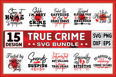 True Crime svg bundle motion graphics