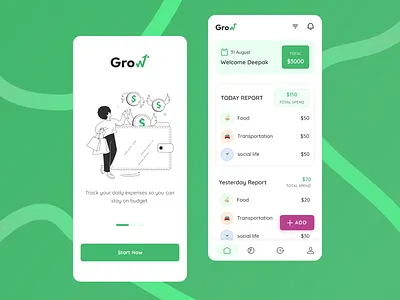 Expense management app