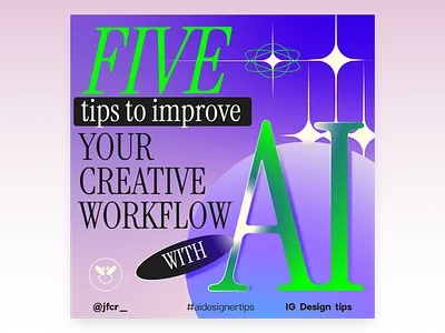 Improve your creative workflow with AI 90s ai design font graphics design poster serif font star tips typography y2k