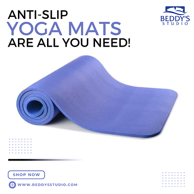 Beddy's studio: Yoga mats Post branding facebook graphic design instagram social media design