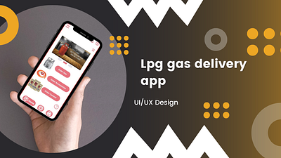 gas delivery app app design graphic design ui ux design