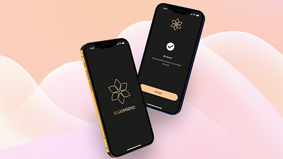 Log in/Sign up Prototype- Flower Delivery App animation app fi figma ui