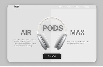 AppleBliss | Online Store Website Design design ui ux