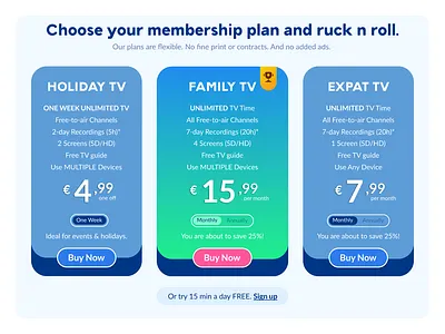 Pricing panels design branding design graphic design illustration logo membership naim has plans pricing ui ux vector