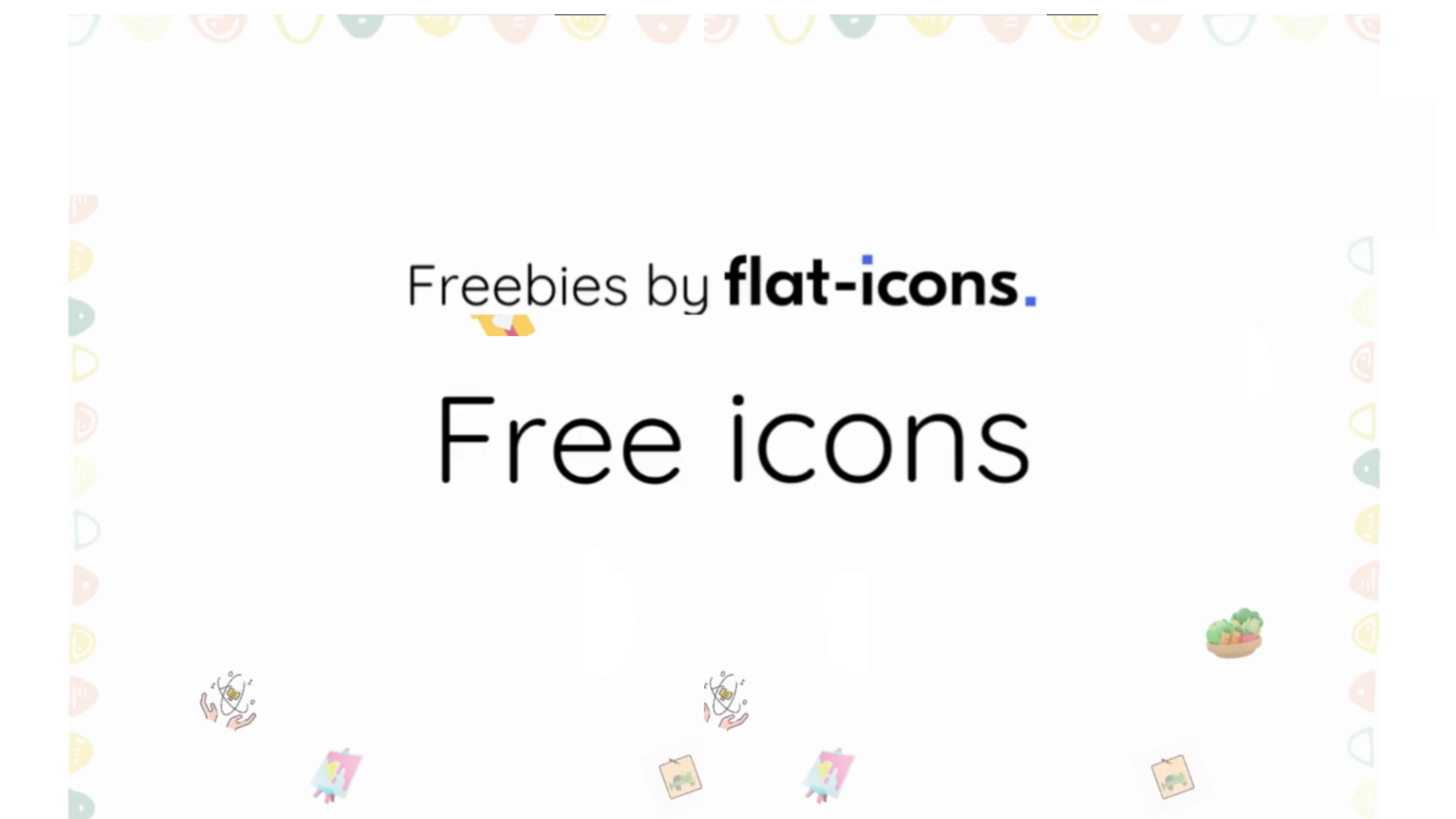 Free Icons by Flat-Icons branding design graphic design icons illustration ui