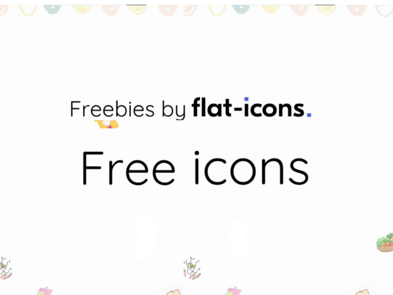 Free Icons by Flat-Icons branding design graphic design icons illustration ui