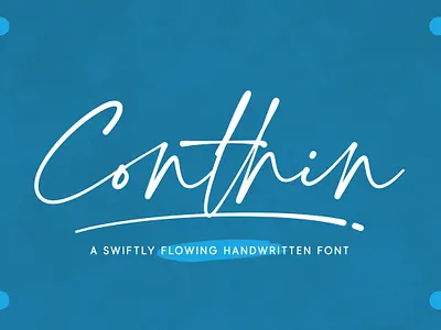 Conthin Font branding calligraphy design fonts graphic design lettering logo typeface typography