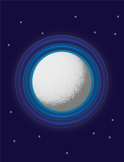 Full Moon graphic design illustration vector