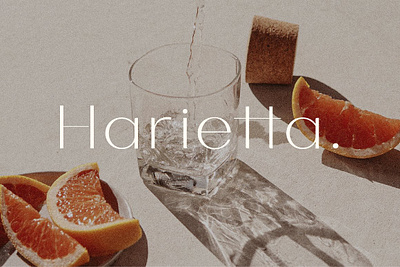 Harietta - Semi-geometric Clean Sans humanist font