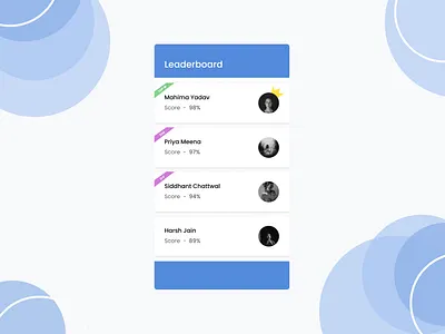 Daily UI Challenge 019 - Leaderboard dailyui design figma graphic design leaderboard ui uidesign uiux uiuxdesign userexperience userinterface ux uxdesign