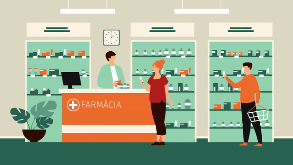 Motion Cuts 664 | MonkeyBusiness animation animation 2d animation after effects design green illustration motion motion design motion graphics pastel pharmacy retail store