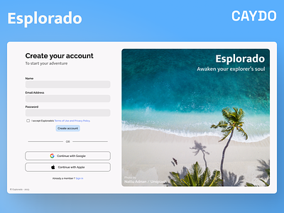 Travel agency | Sign-Up Form branding design graphic design sign up travel agency ui ux web web design