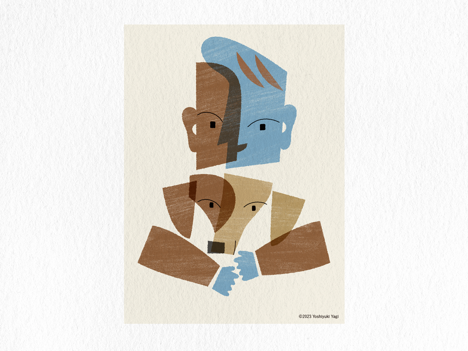 Always together by Yoshiyuki Yagi on Dribbble Always together